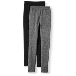 Time and Tru 2 Pack Fleece Lined Leggings NWT